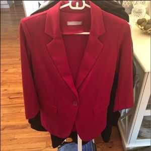 Olivia Moon Blazer Red Size Small
